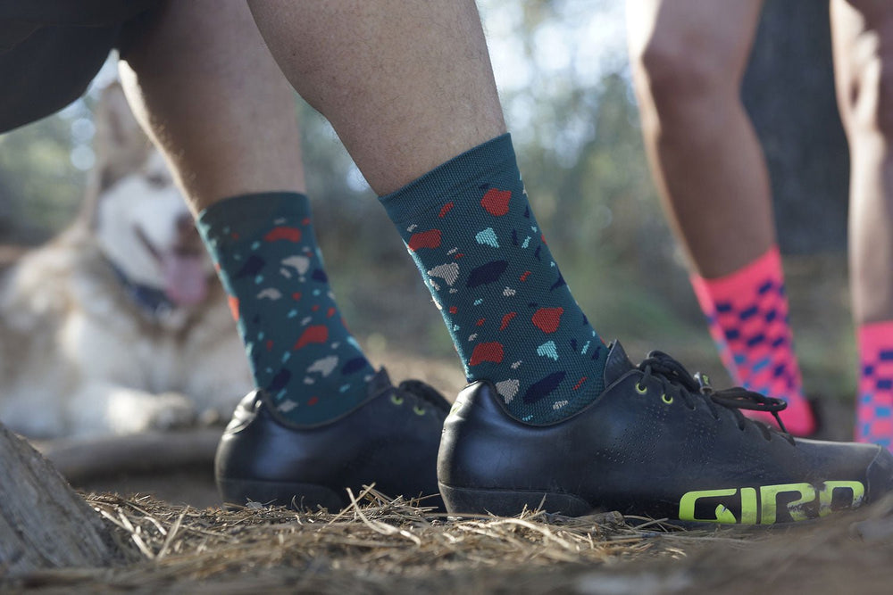 DeFeet Aireator 6" Terrazzo Socks #athletic# #cycling# #run#