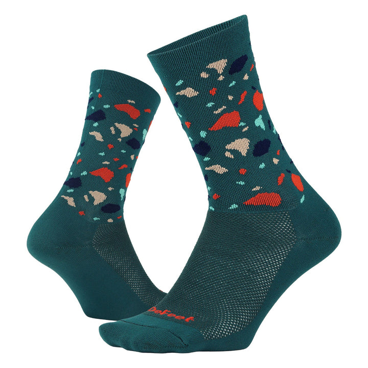 DeFeet Aireator 6" Terrazzo Socks #athletic# #cycling# #run#