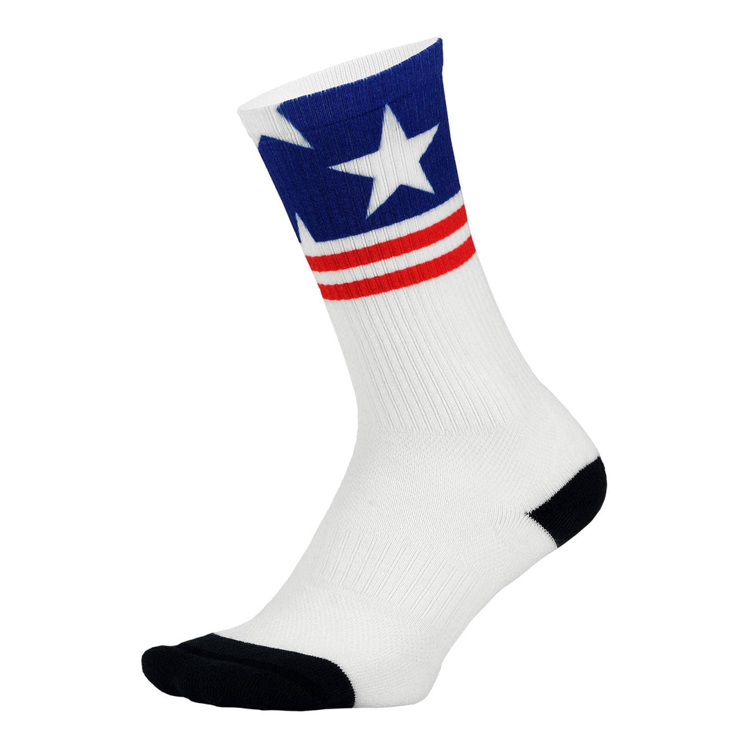 DeFeet Sub360 All Day 7" Stars and Stripes Socks #athletic# #cycling# #run#