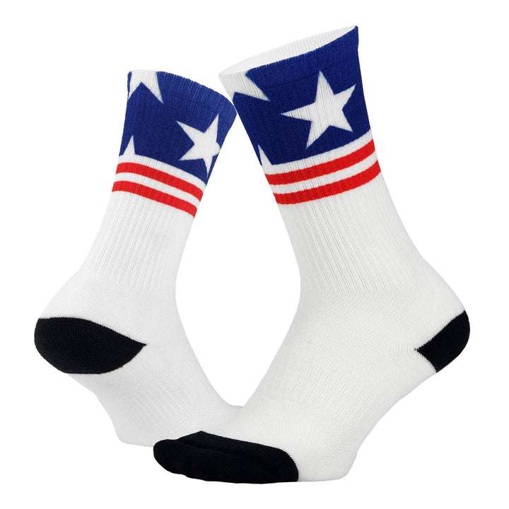 DeFeet Sub360 All Day 7" Stars and Stripes Socks #athletic# #cycling# #run#