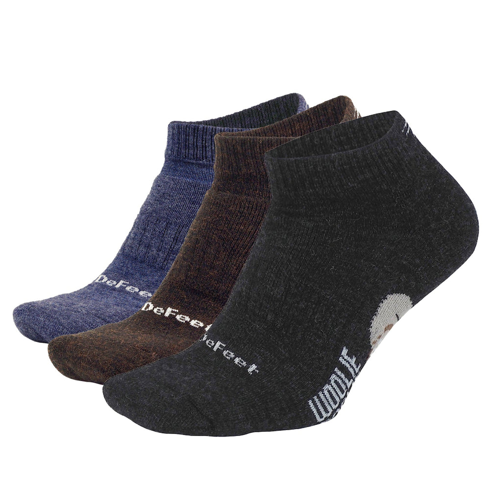 DeFeet Woolie Boolie Ankle Bundle: 3 Pairs Socks #athletic# #cycling# #run#