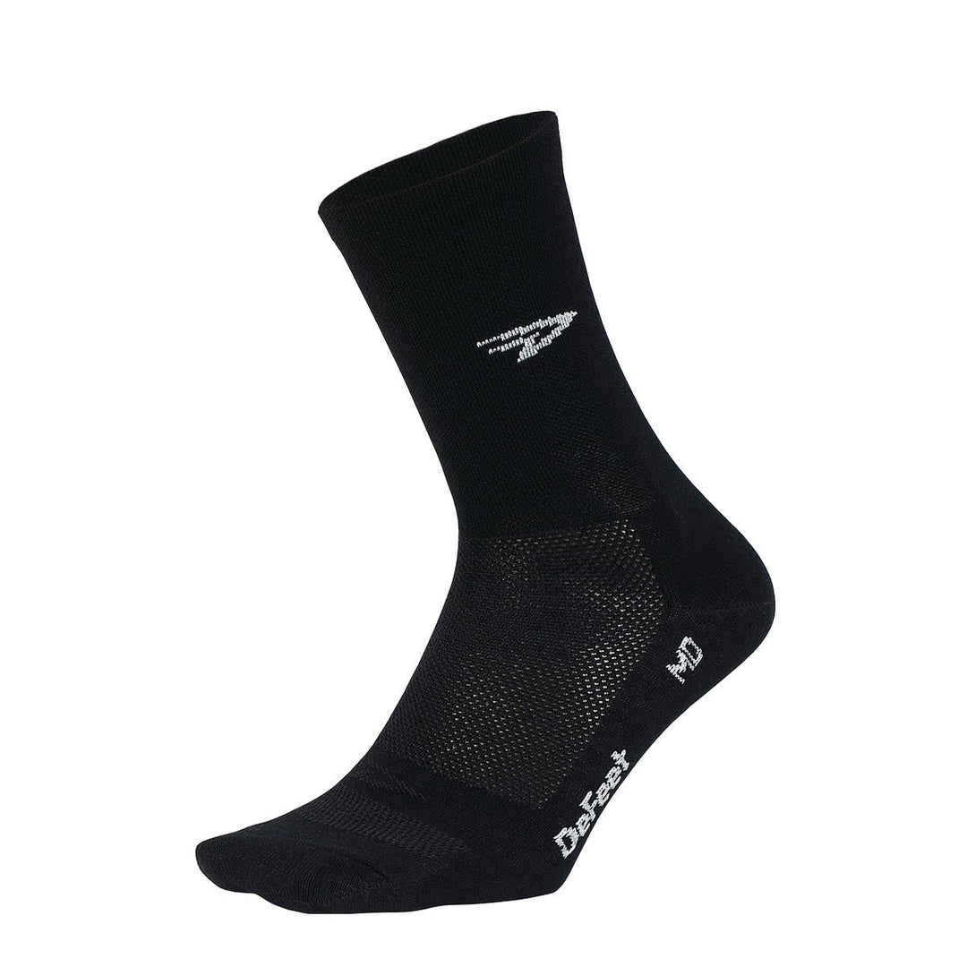 DeFeet Aireator 5" D - Logo Black Socks #athletic# #cycling# #run#