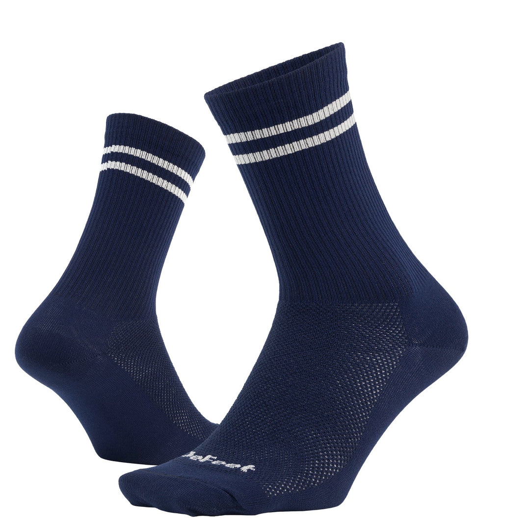 DeFeet Aireator 6" All Star Classic Ribbed Crew Socks #athletic# #cycling# #run#