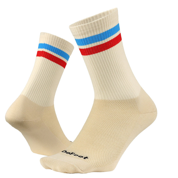 DeFeet Aireator 6" All Star Classic Ribbed Crew Socks #athletic# #cycling# #run#