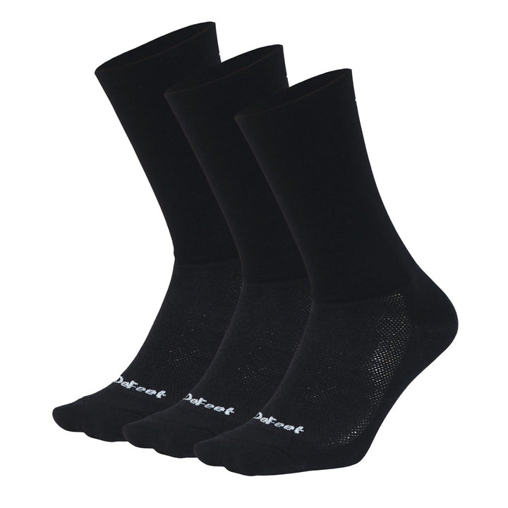 DeFeet Aireator 6" D - Logo Solid Bundle: 3 Pairs Socks #athletic# #cycling# #run#