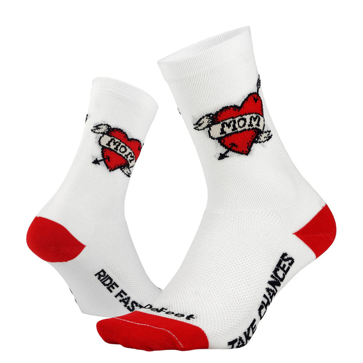 DeFeet Aireator 6" Love Mom Socks #athletic# #cycling# #run#
