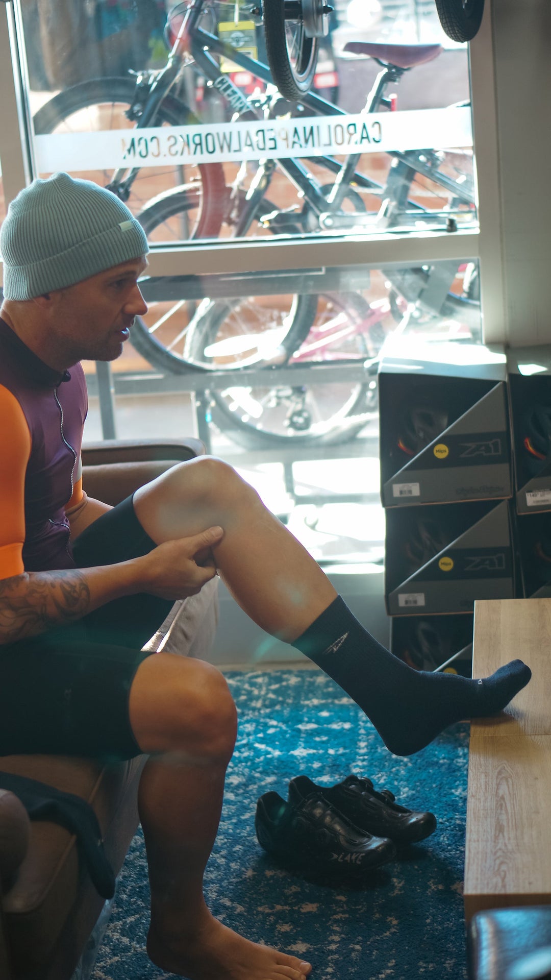DeFeet Cush Wool Blend 7" Socks #athletic# #cycling# #run#