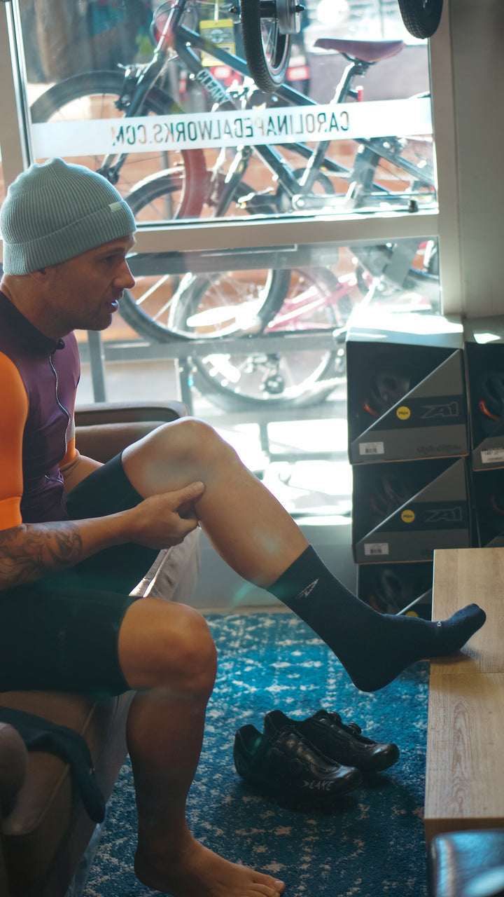 DeFeet Cush Wool Blend 7" Socks #athletic# #cycling# #run#