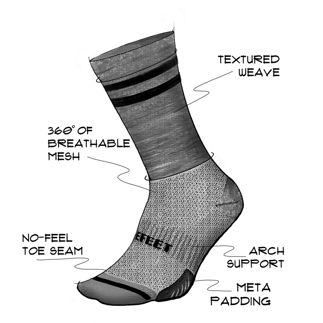 DeFeet Cyclismo Wool Blend 6" - Double Stripe Socks #athletic# #cycling# #run#