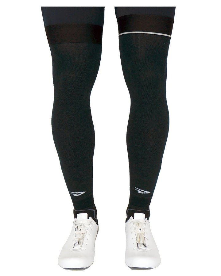 DeFeet Kneeker Full Length (Black) Kneekers #athletic# #cycling# #run#