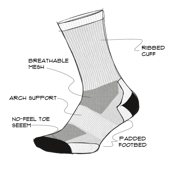 DeFeet Sub360 All Day Breast Cancer Awareness Socks #athletic# #cycling# #run#