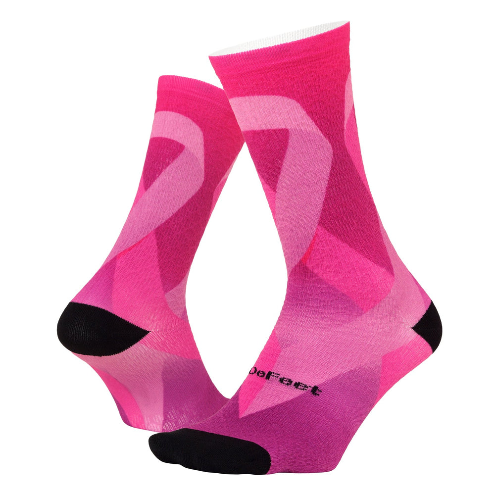 DeFeet Sub360 Evo Mont Ventoux 6" Breast Cancer Awareness Socks #athletic# #cycling# #run#