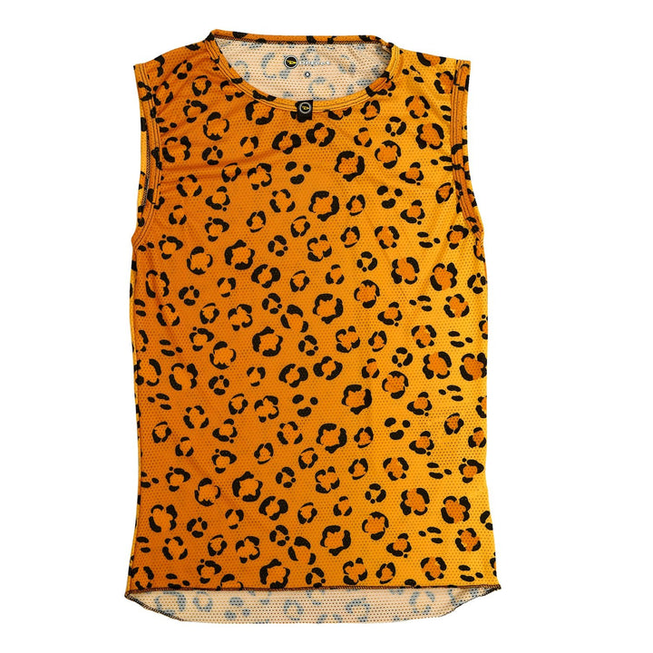DeFeet UnDLite Sublimation - Gold Leopard Base Layers #athletic# #cycling# #run#