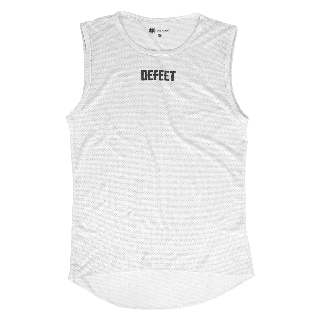DeFeet UnDLite Tank White (Unisex Fit) Base Layers #athletic# #cycling# #run#