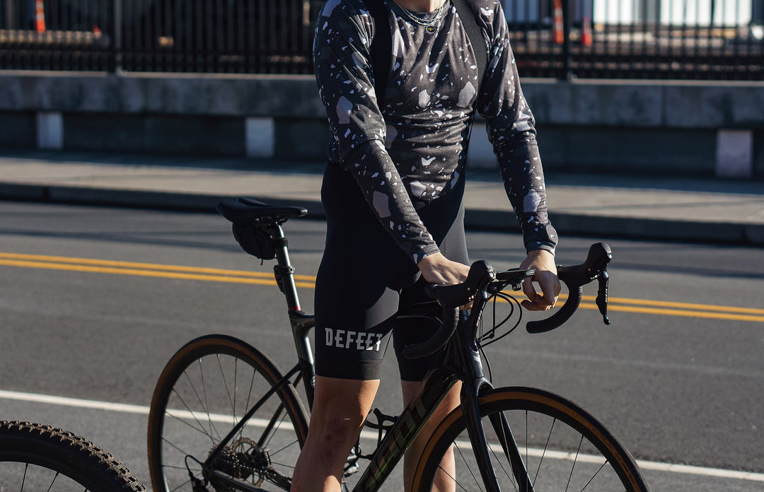 DeFeet UnDShurt Long Sleeve Terrazzo Base Layers #athletic# #cycling# #run#