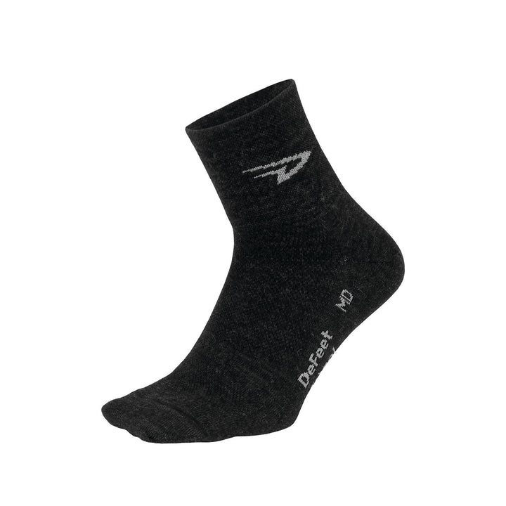 DeFeet Wooleator 3" D - Logo Charcoal Socks #athletic# #cycling# #run#