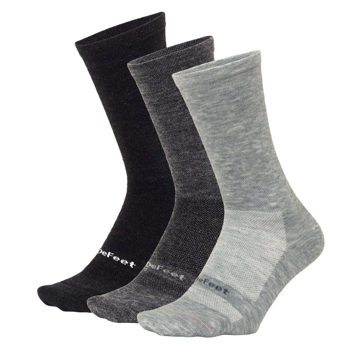 DeFeet Wooleator Pro Crew Bundle: 3 Pairs Socks #athletic# #cycling# #run#